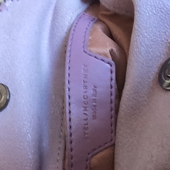 Stella McCartney Falabella Tiny Bag Lilac-Pink Faux Leather Crossbody - Picture 10 of 17